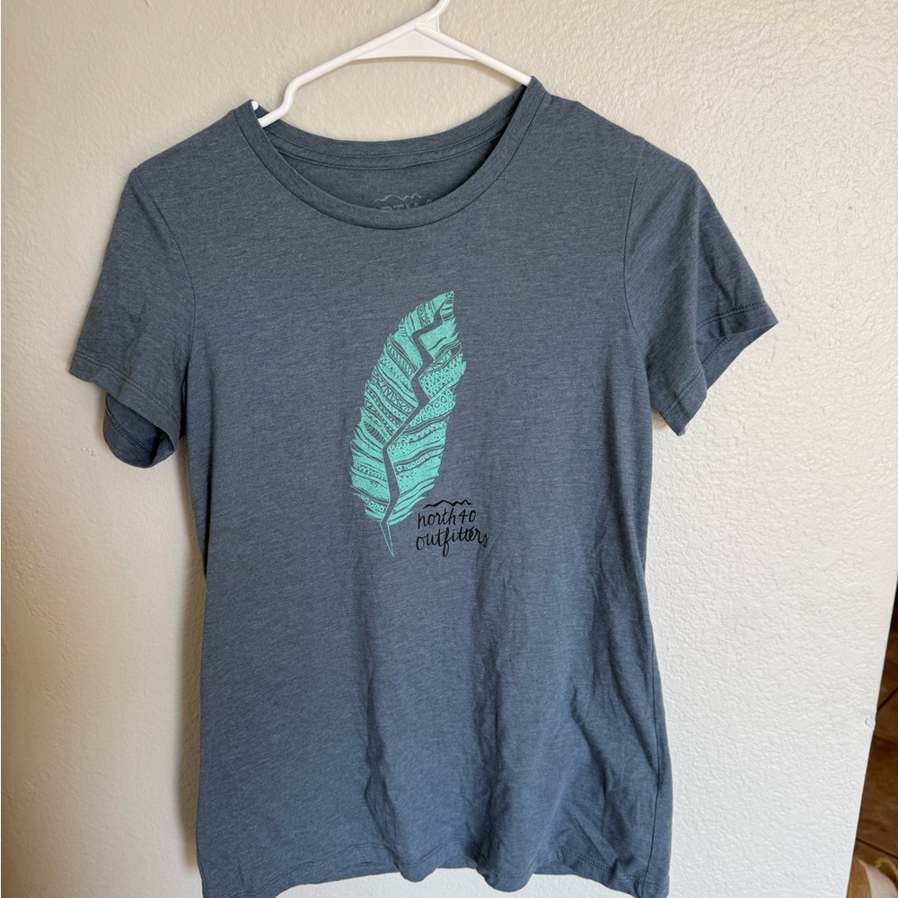 Gray Feather Tee